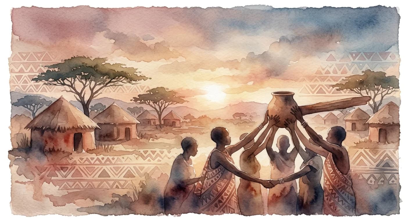 Artistic representation of Harambee