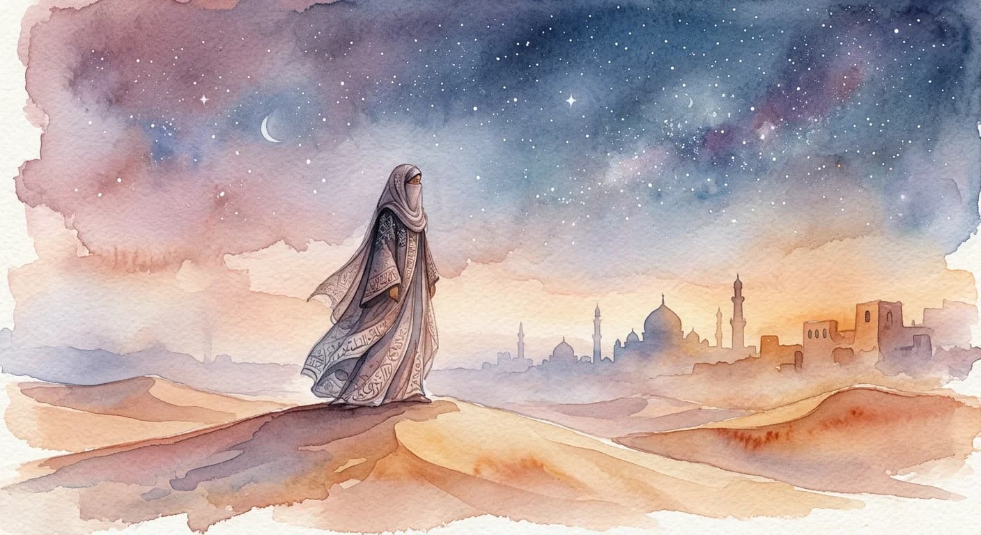 Artistic representation of Taqwa