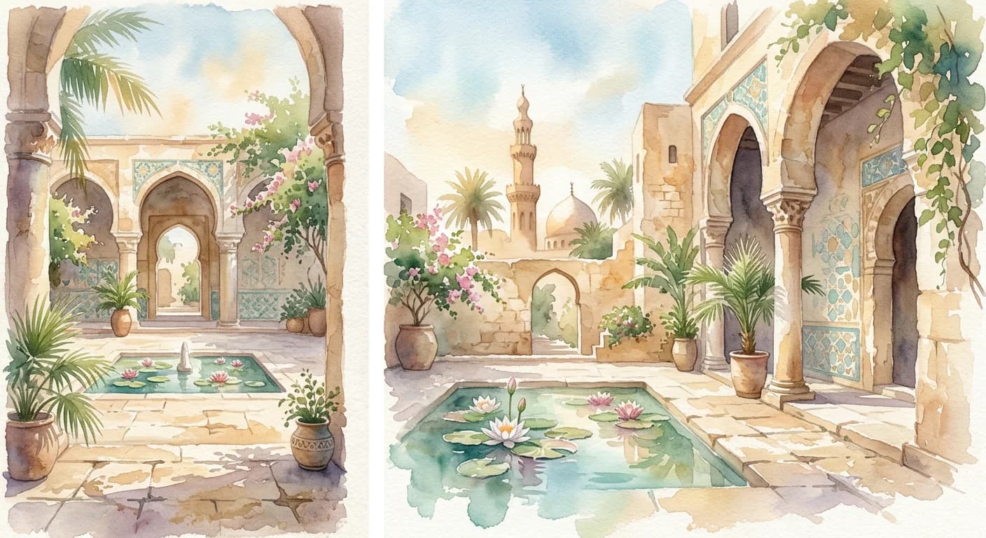 Artistic representation of Barakah