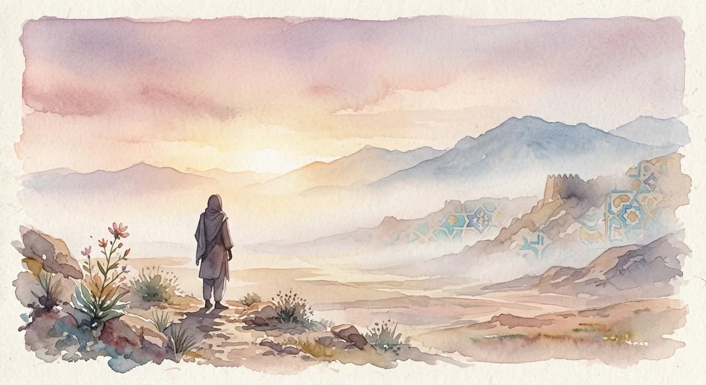 Artistic representation of Khasteh nabashid
