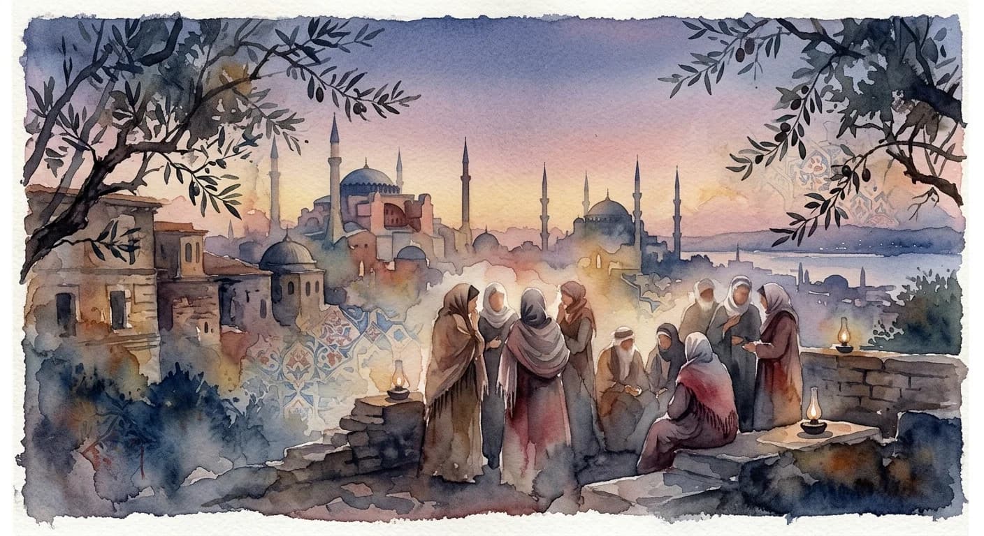 Artistic representation of Gıybet