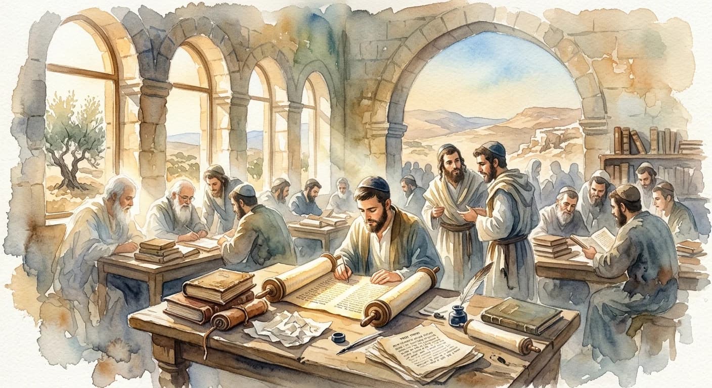 Artistic representation of Yeshiva