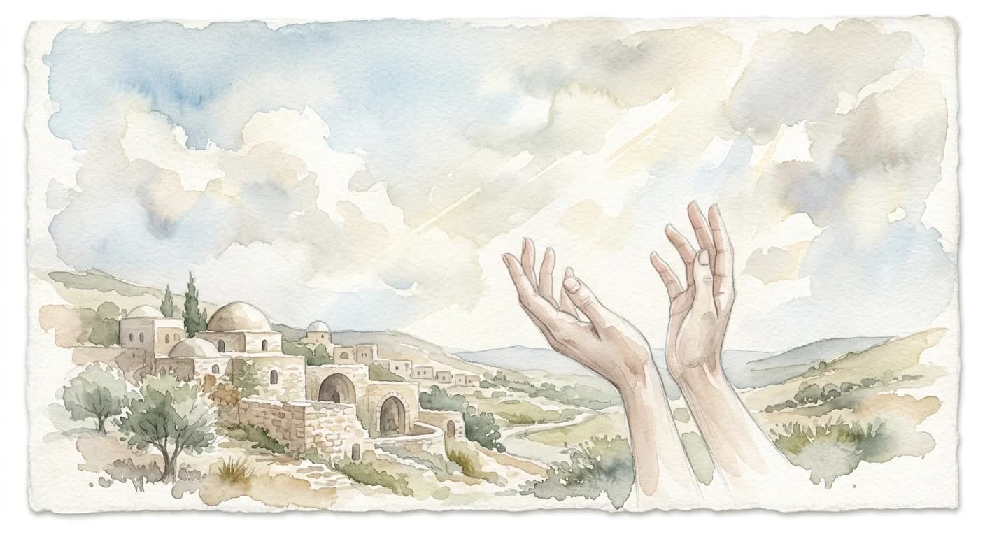Artistic representation of Kaddish