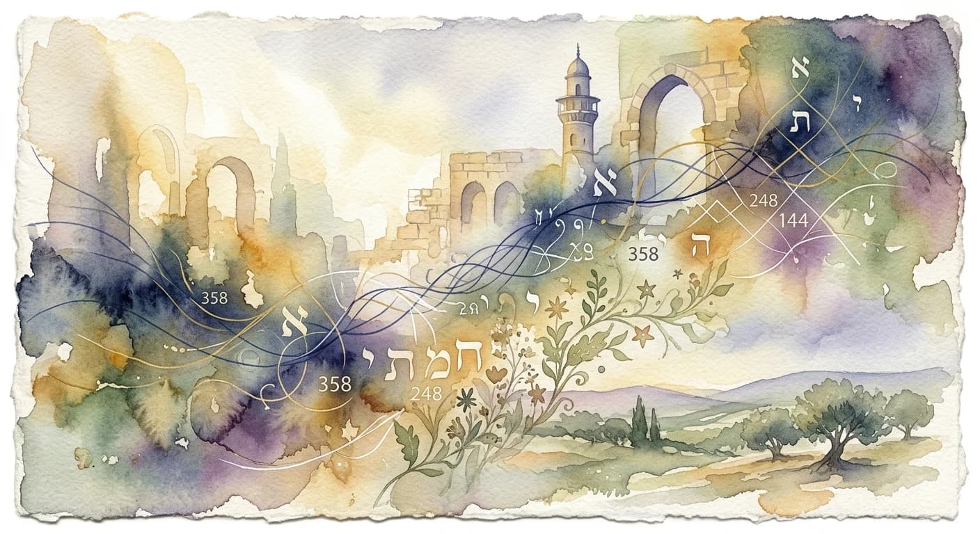 Artistic representation of Gematria