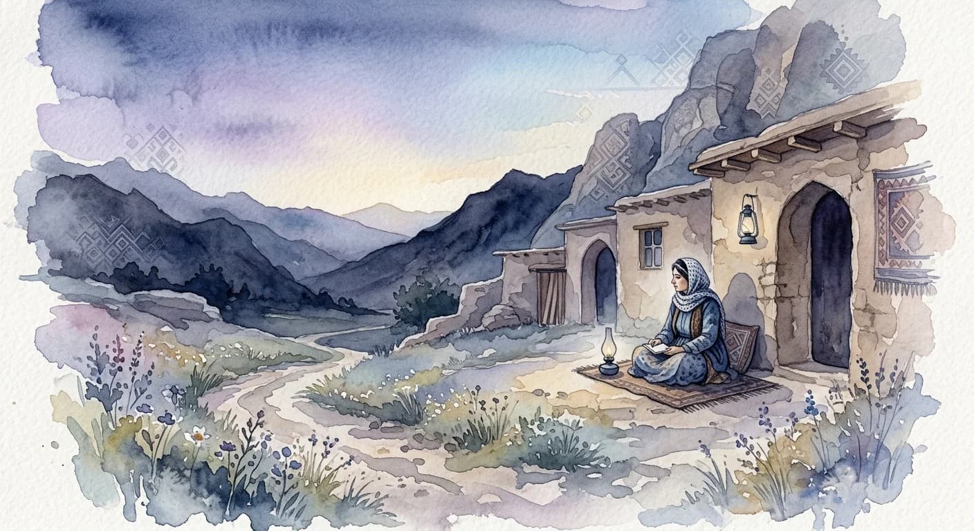 Artistic representation of Şevbêrk