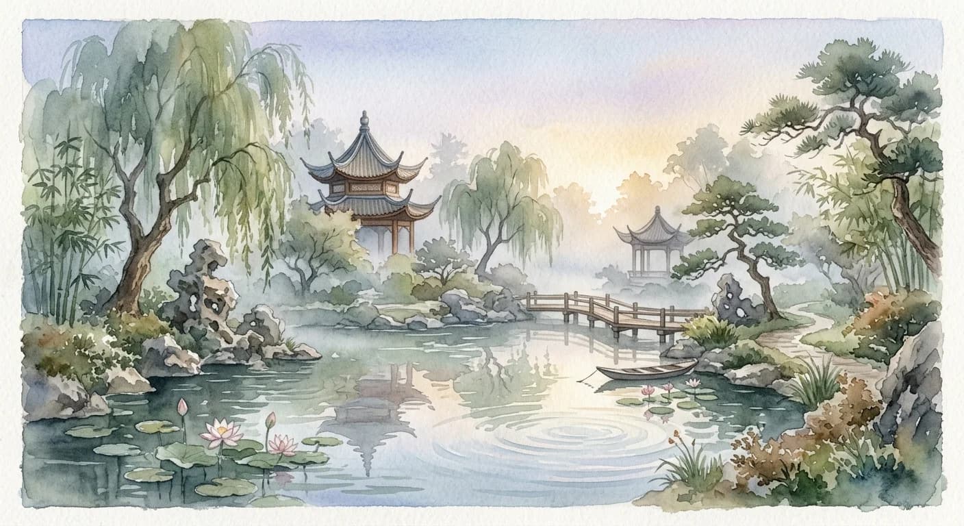 Artistic representation of Feng shui