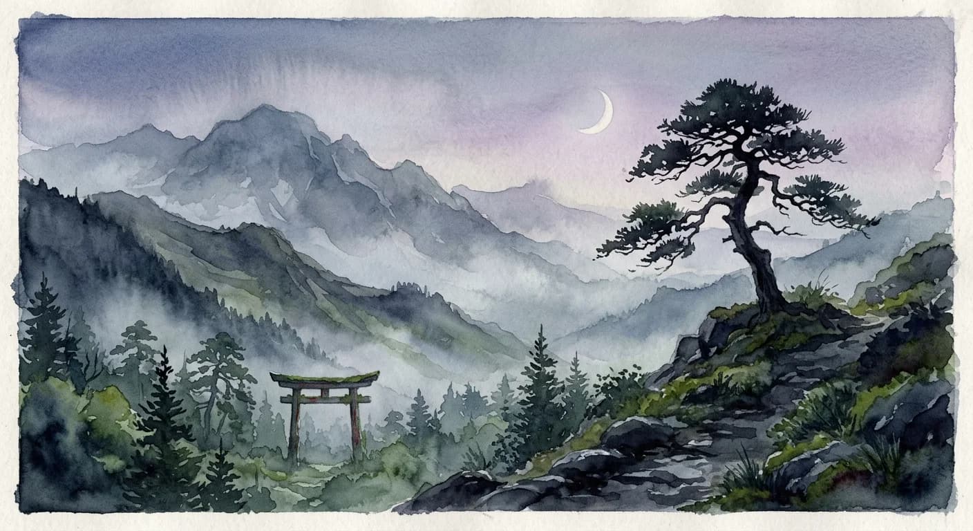 Artistic representation of Yugen