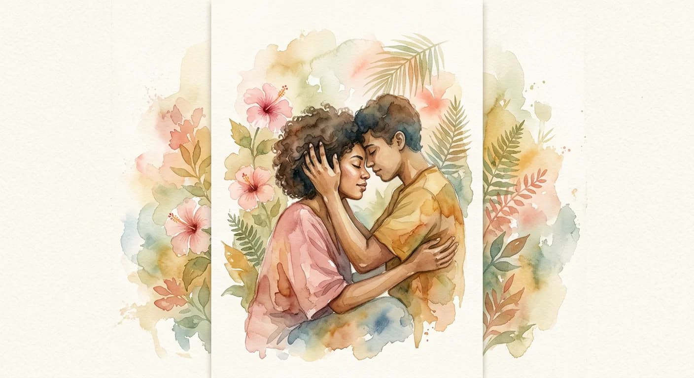Artistic representation of Cafune