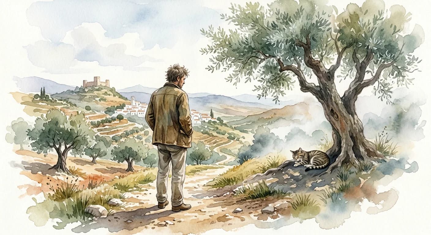 Artistic representation of Buscar las cinco patas al gato