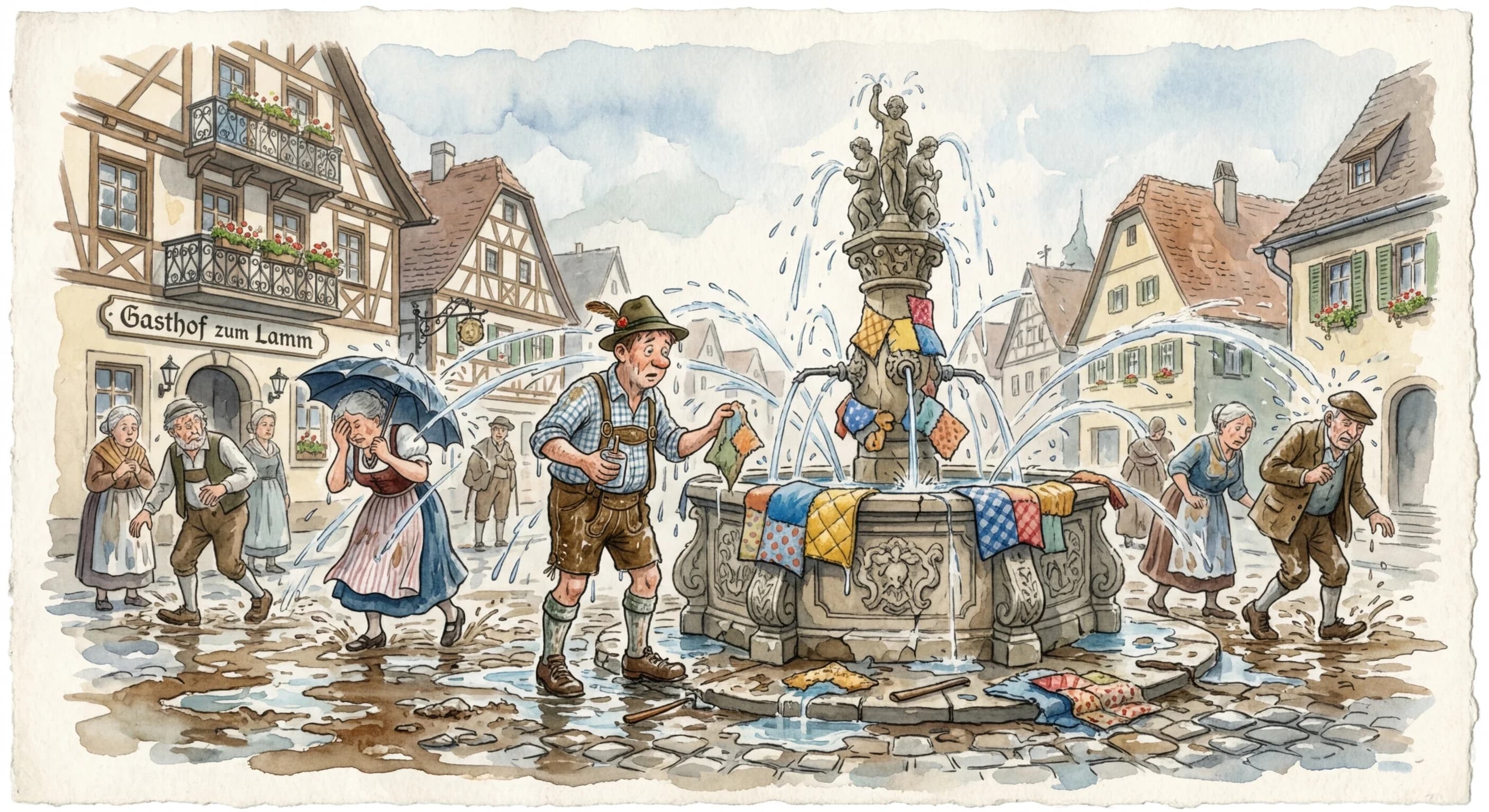 Artistic representation of Verschlimmbesserung