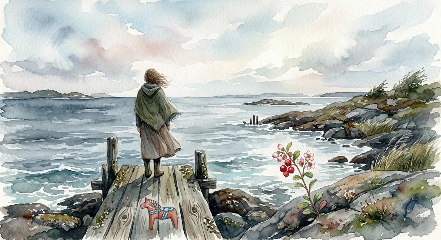Artistic representation of Farväl