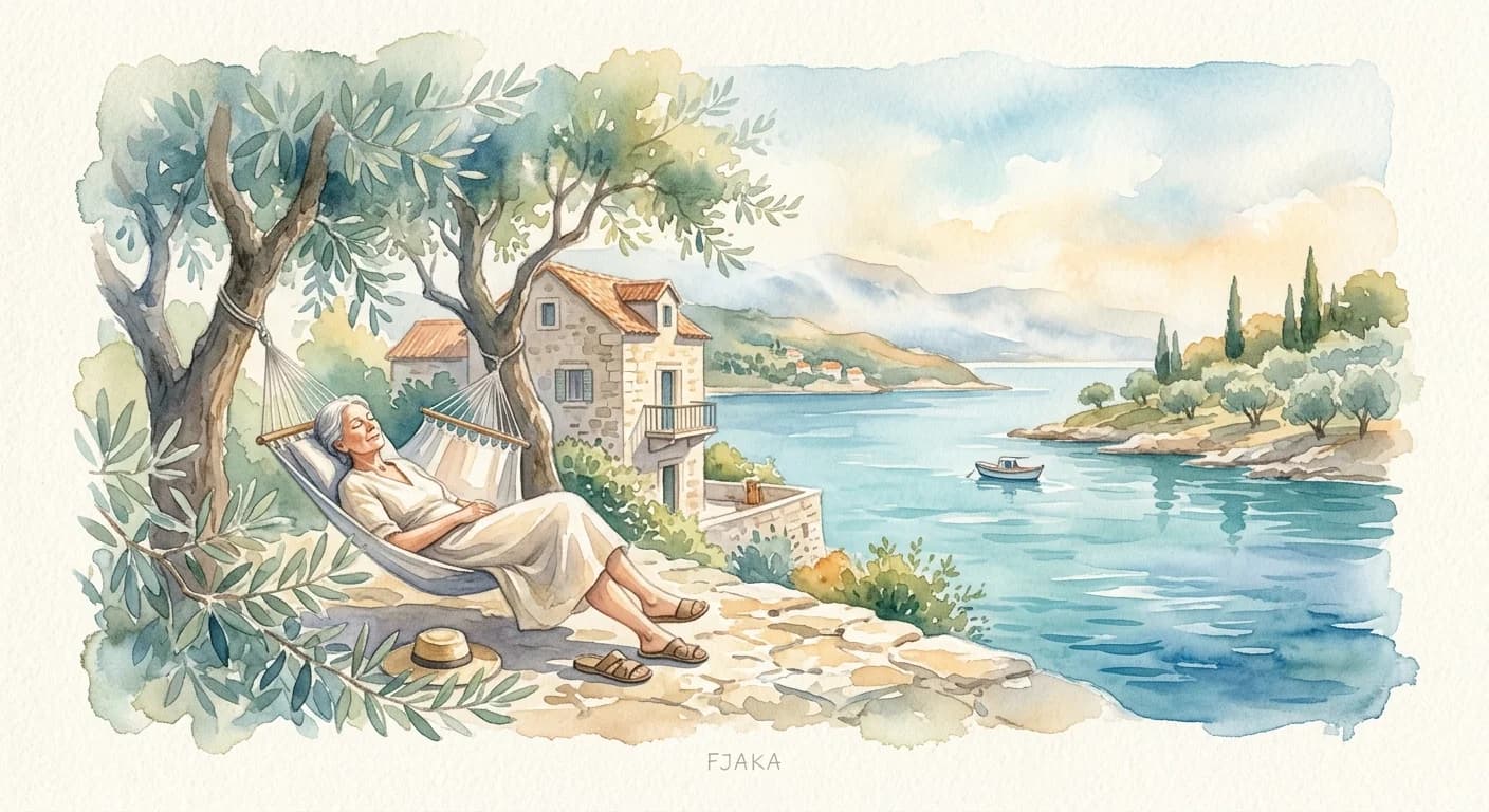 Artistic representation of Fjaka