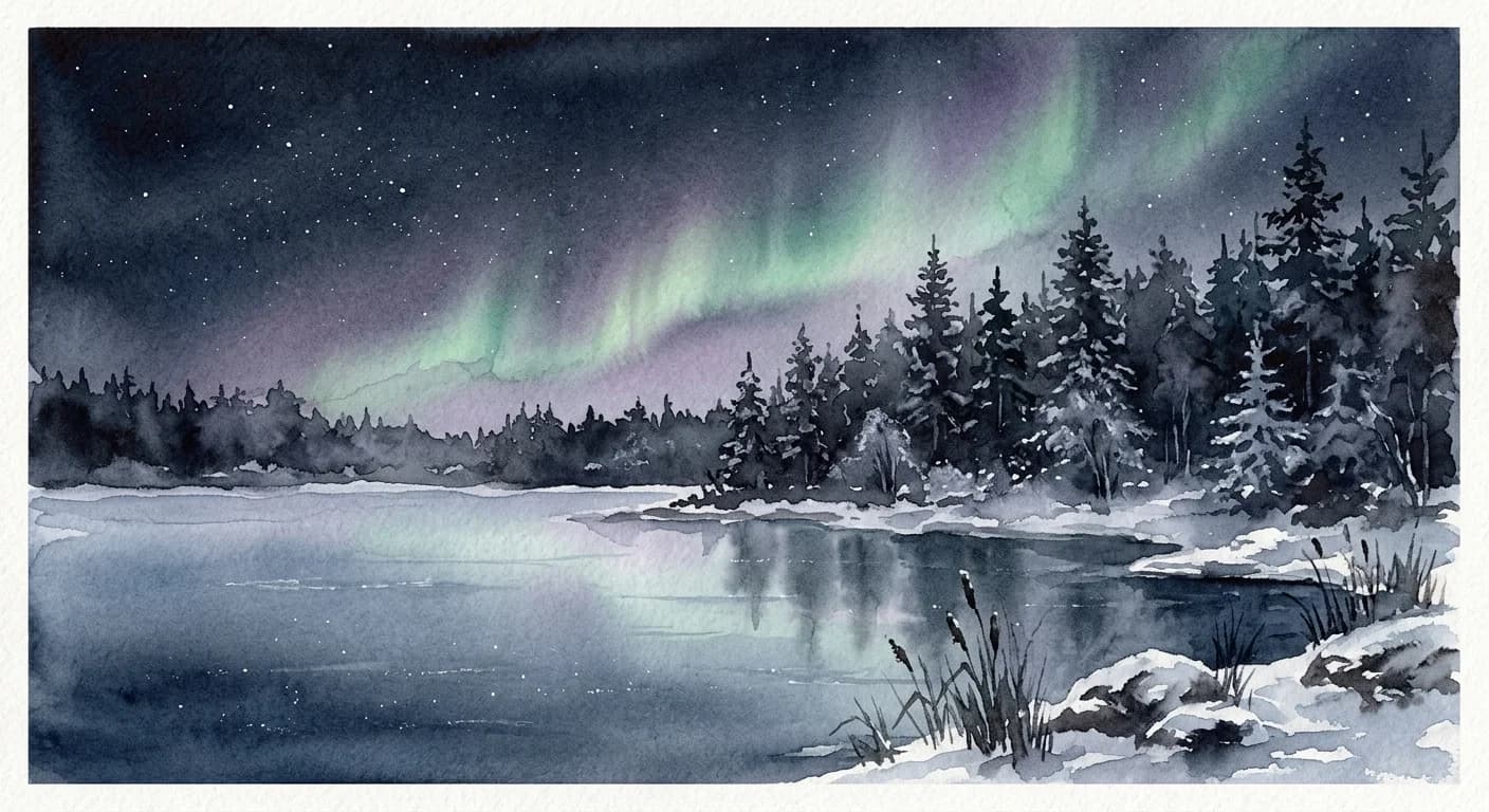 Artistic representation of Keskiyö