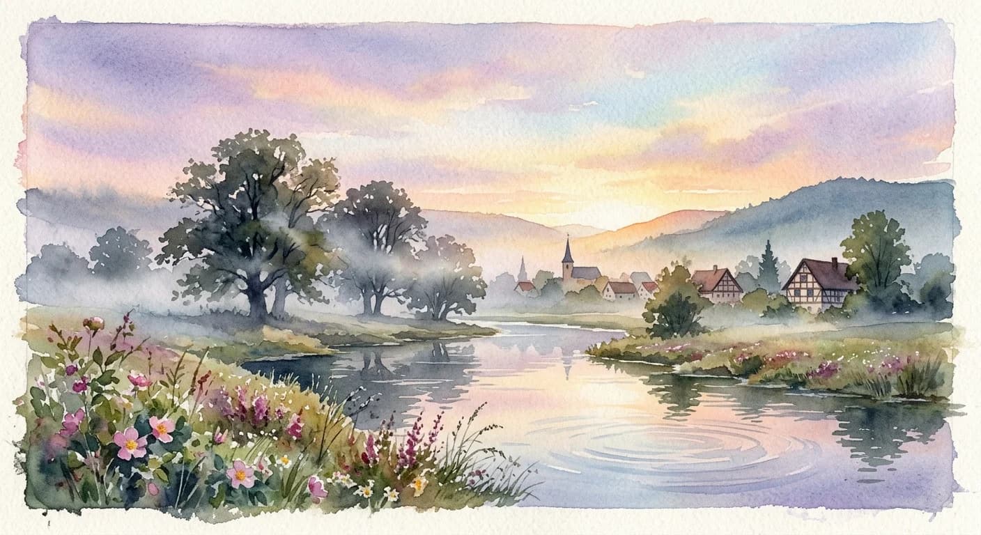 Artistic representation of Klangfarbenmelodie