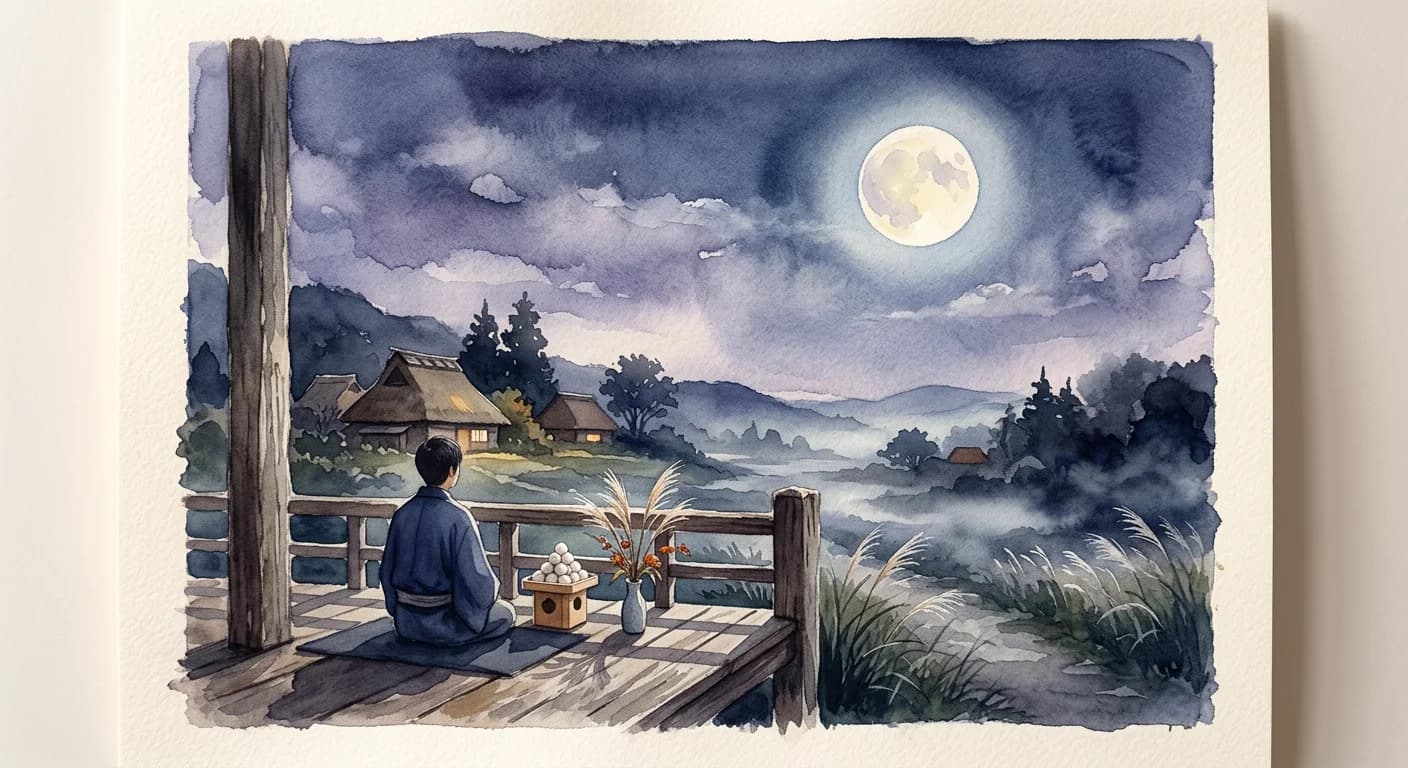 Artistic representation of Tsukimi