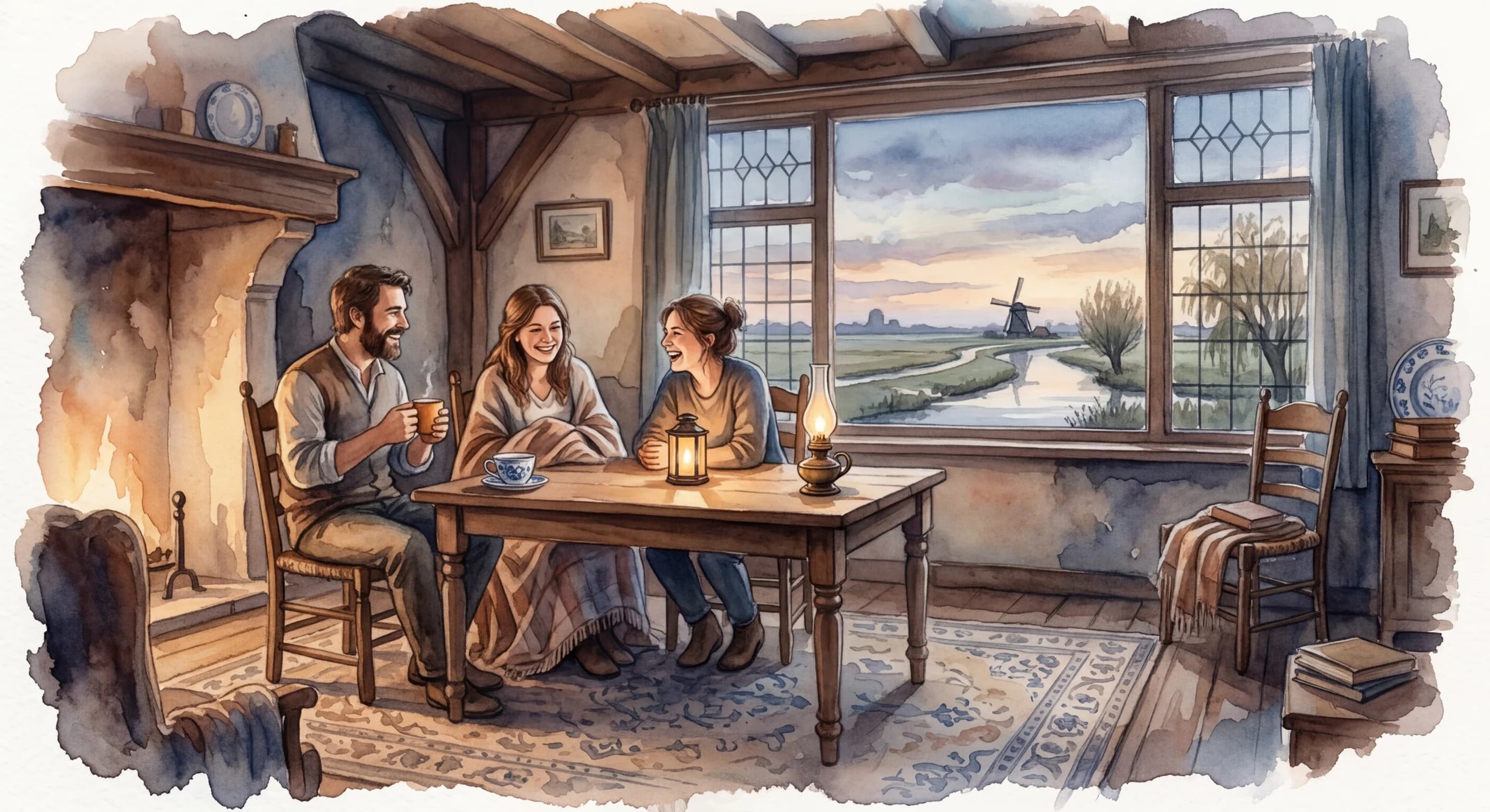 Artistic representation of Gezelligheid