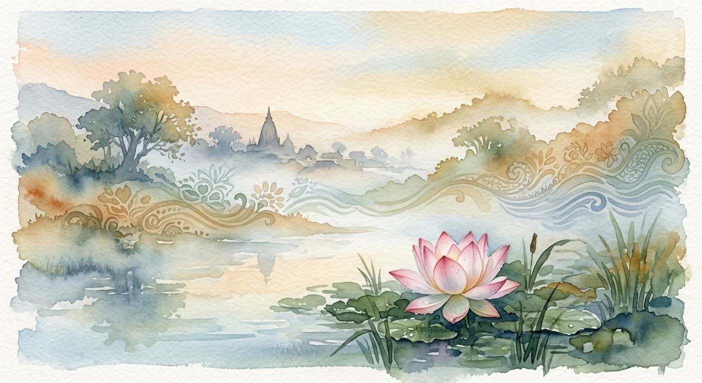 Artistic representation of Ahimsa