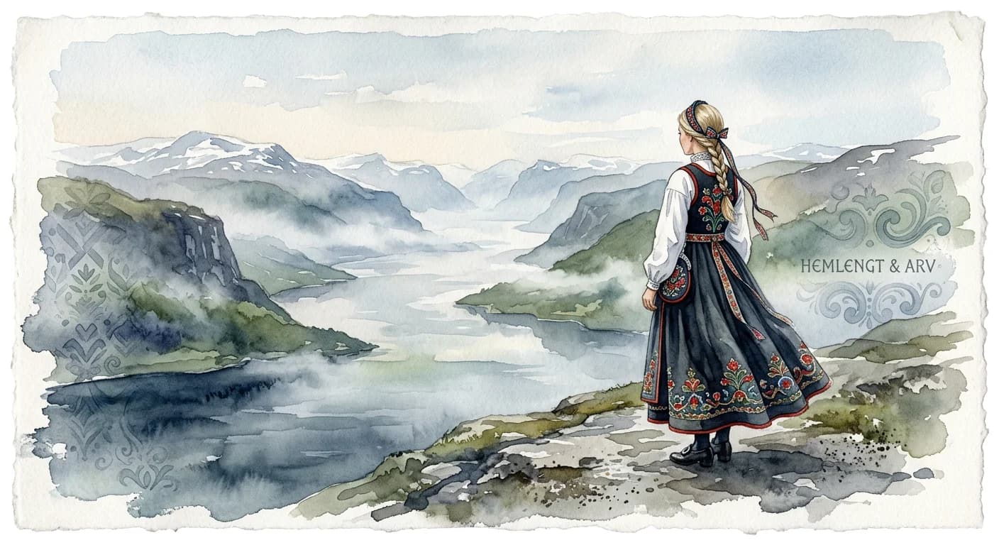 Artistic representation of Bunad