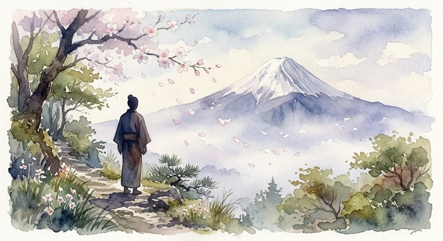 Artistic representation of Gaman