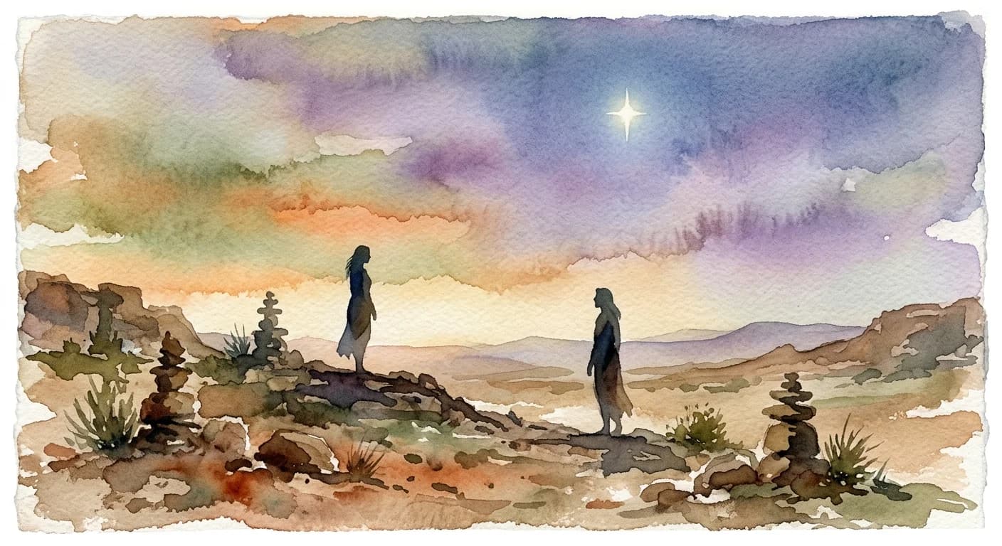 Artistic representation of Mizpah