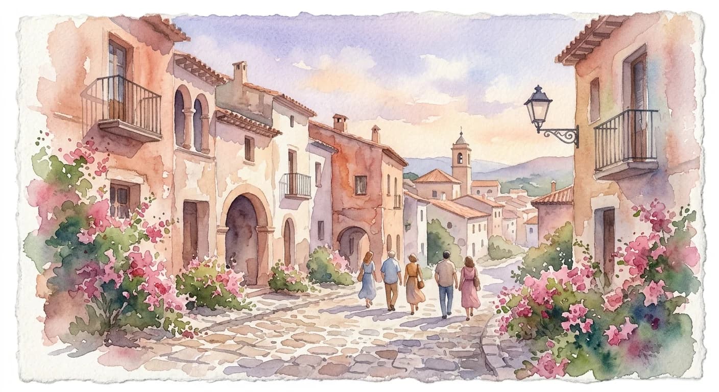 Artistic representation of Paseo