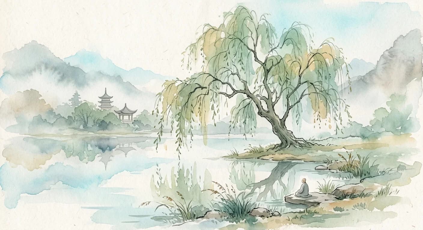 Artistic representation of Wuwei