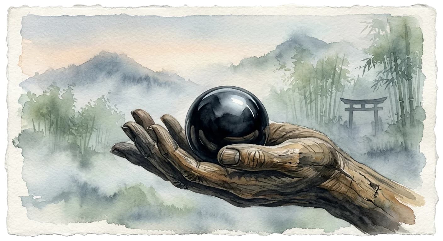 Artistic representation of Dorodango