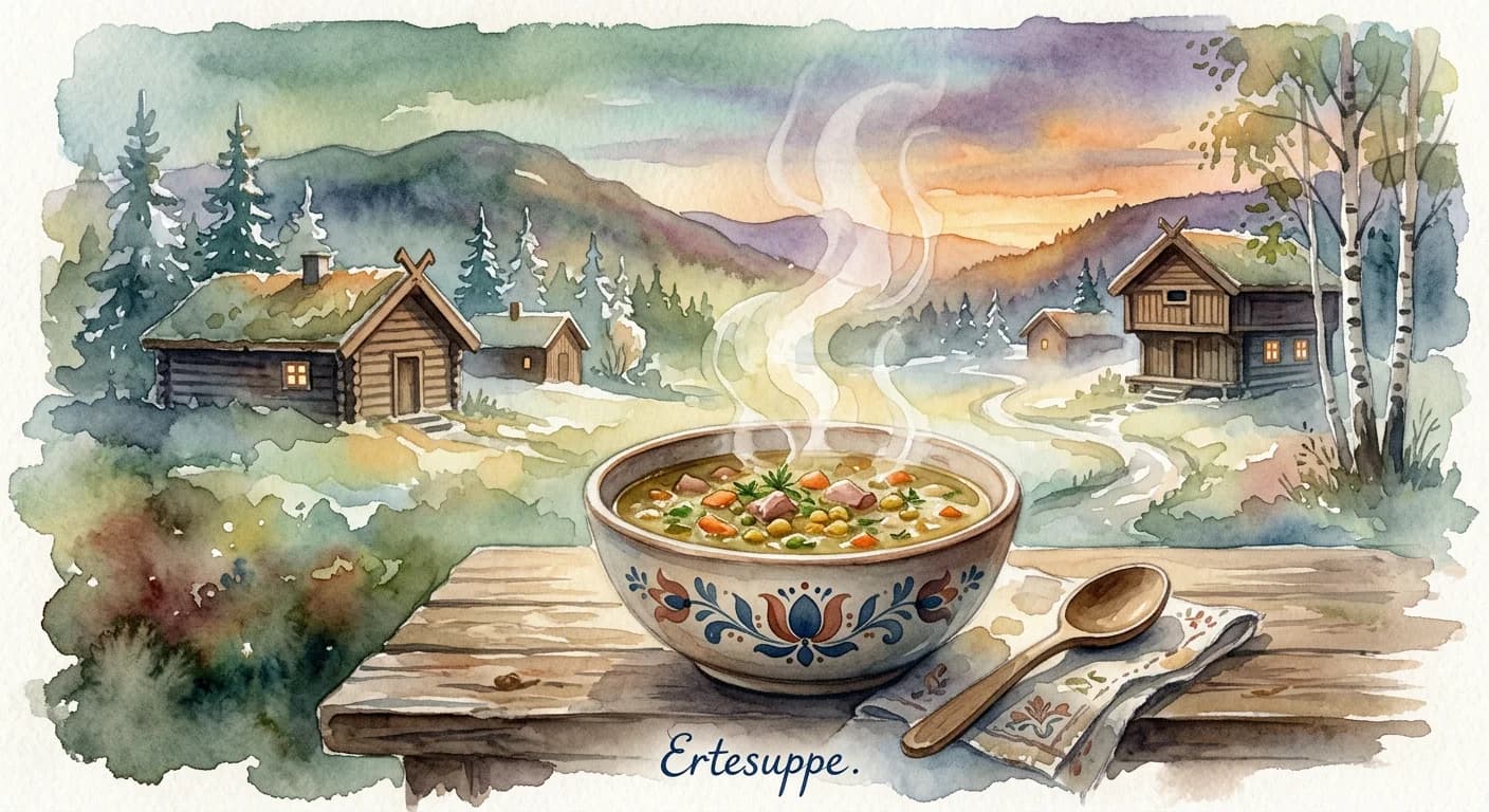 Artistic representation of Ertesuppe