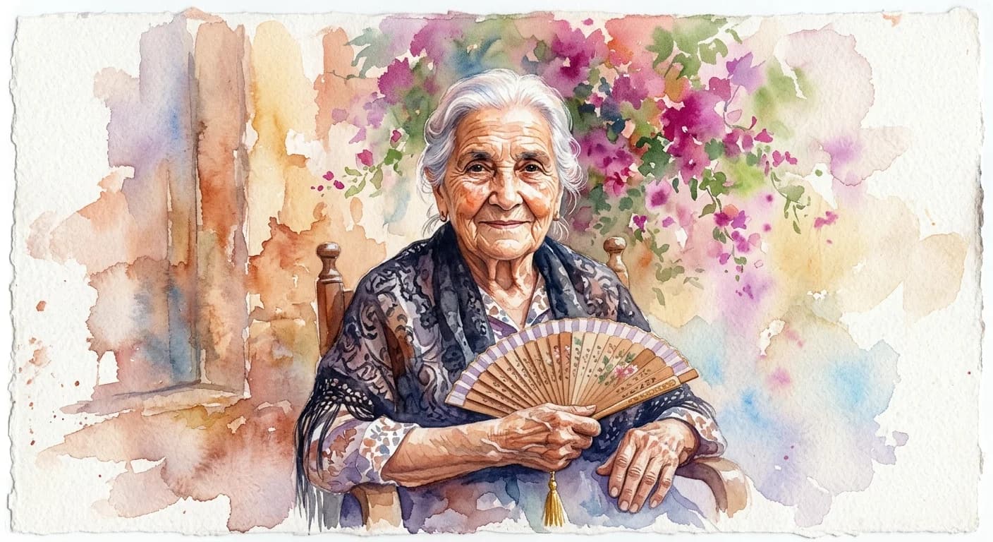 Artistic representation of Anciano