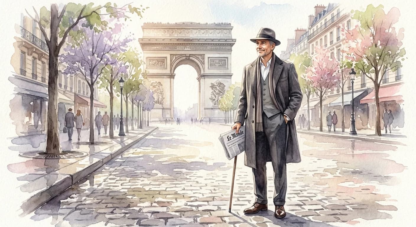 Artistic representation of Boulevardier