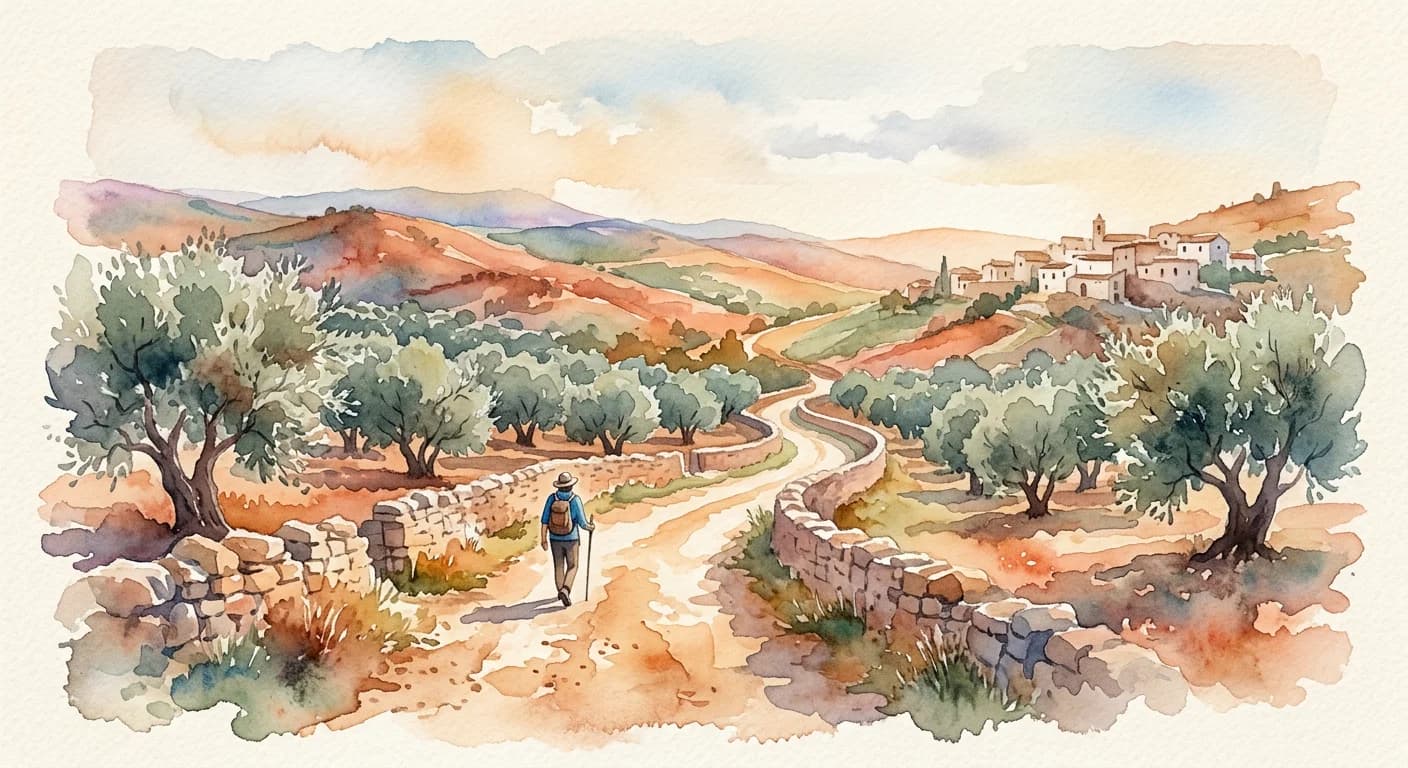 Artistic representation of Camino