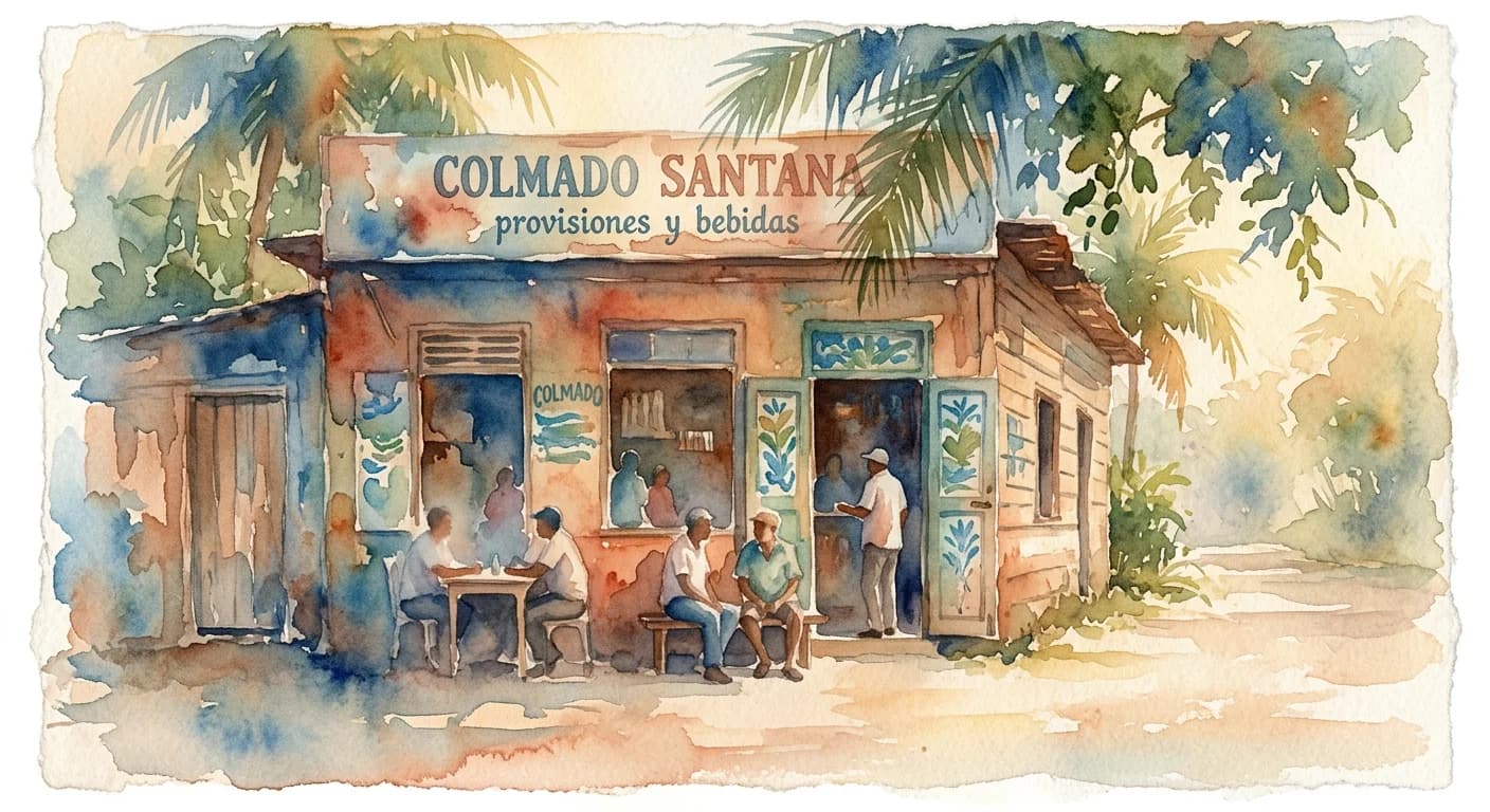 Artistic representation of Colmado
