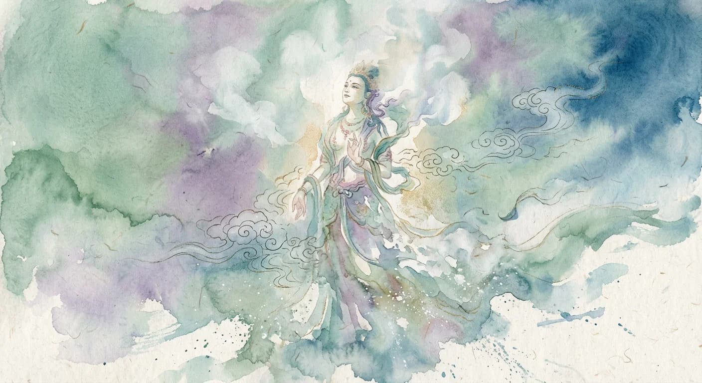 Artistic representation of Dakini