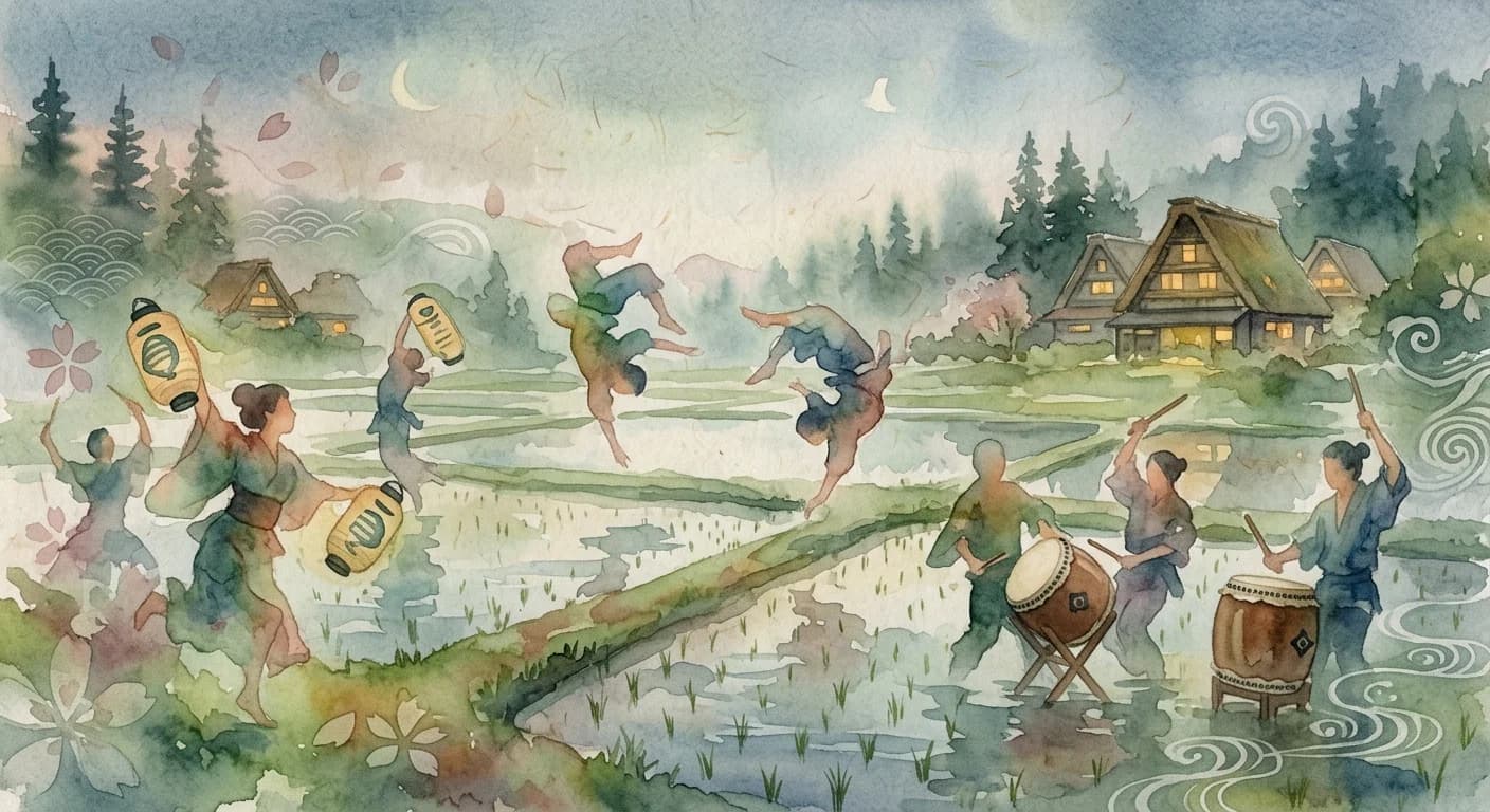 Artistic representation of Dengaku