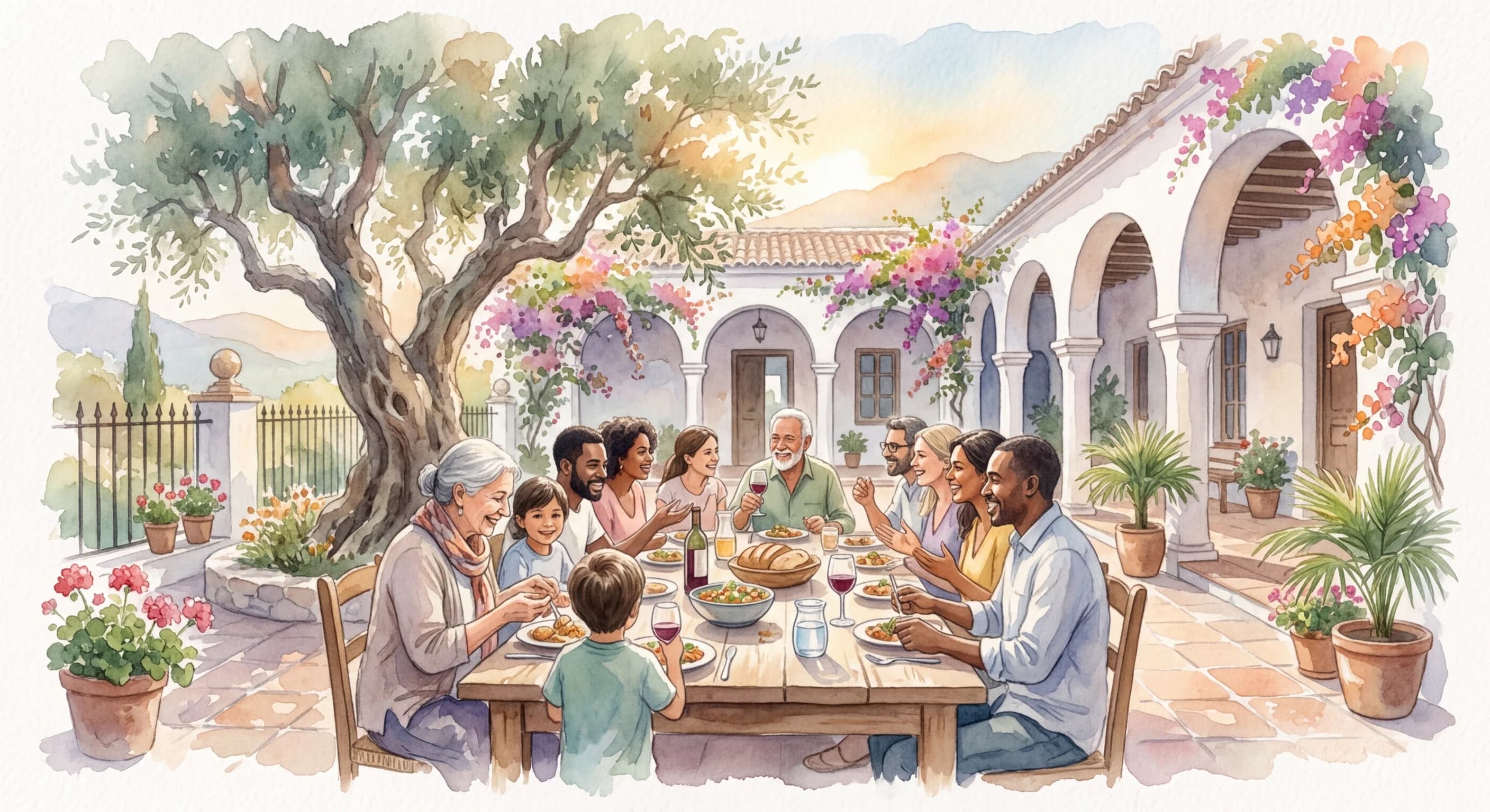 Artistic representation of Convivir