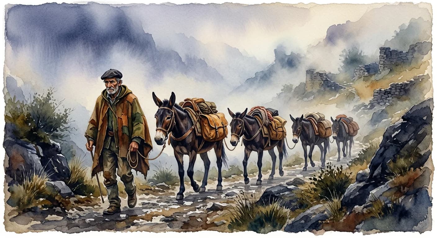 Artistic representation of Arriero