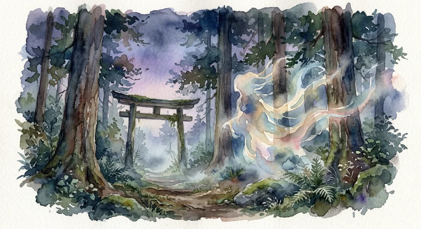 Artistic representation of Bakemono