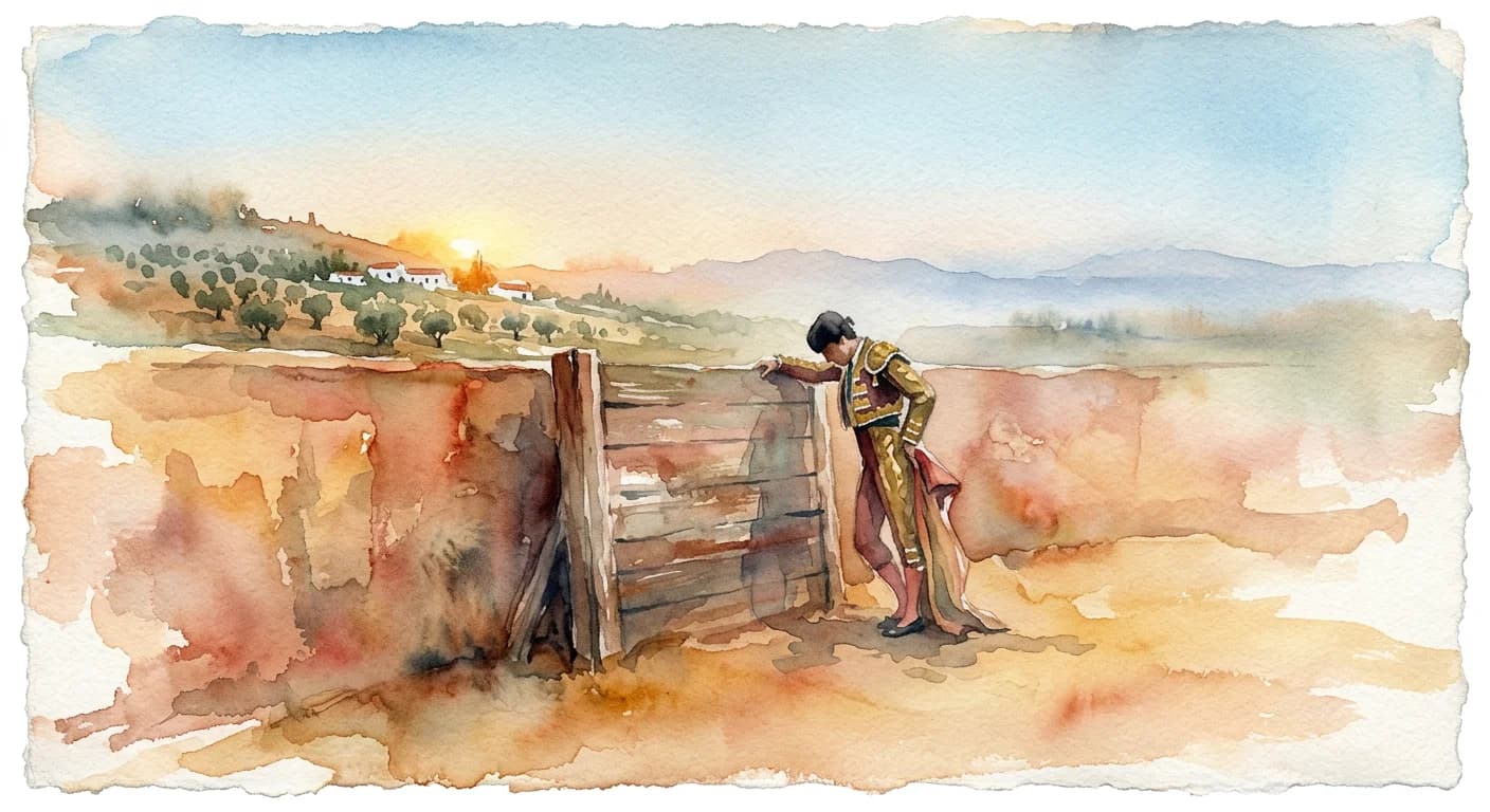 Artistic representation of Burladero