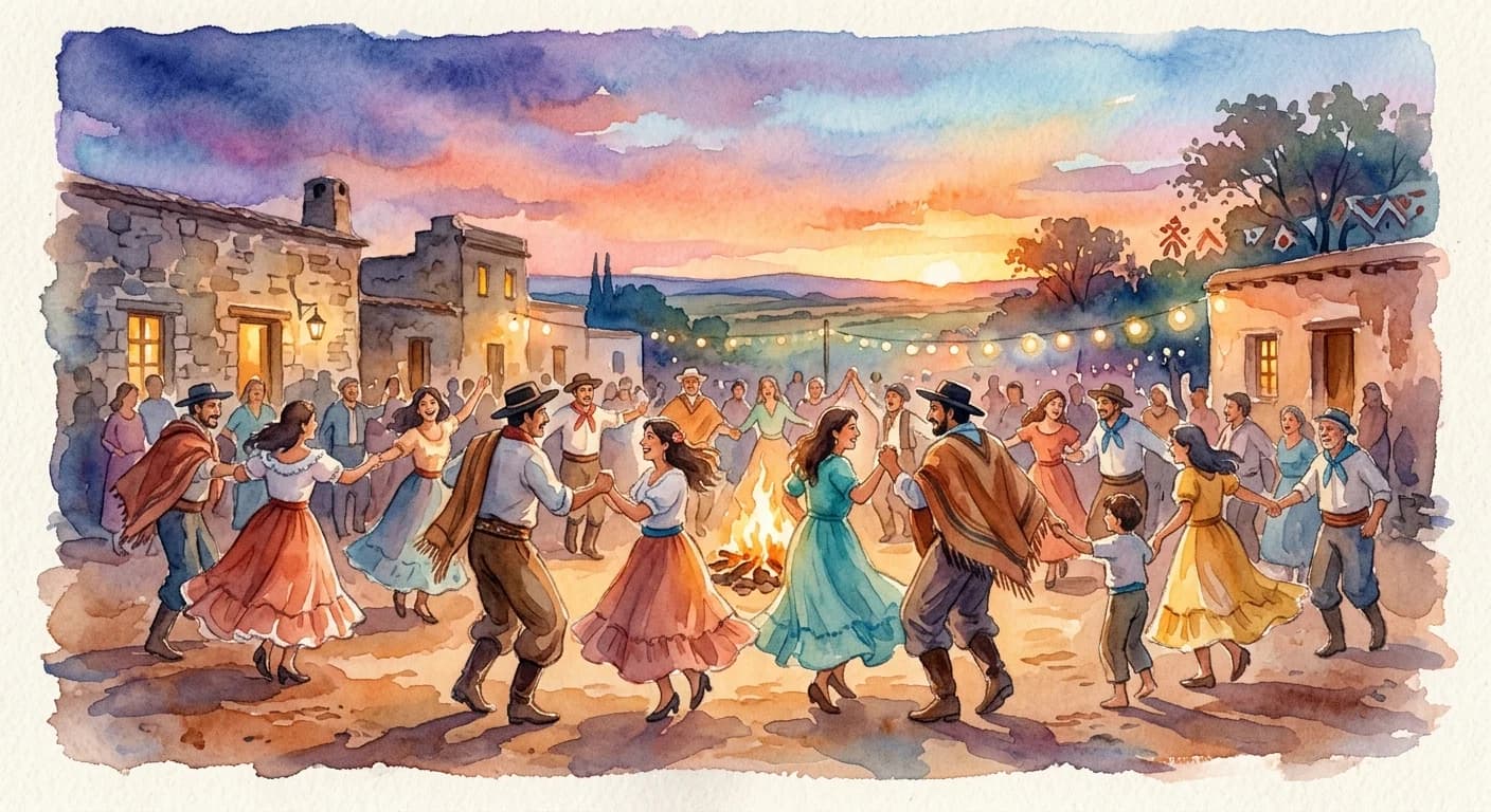Artistic representation of Cuarteto