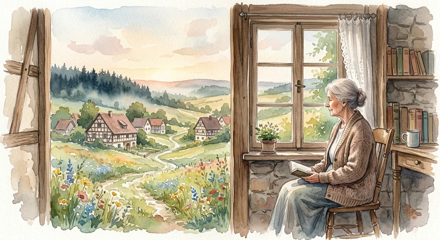 Artistic representation of Beschaulich