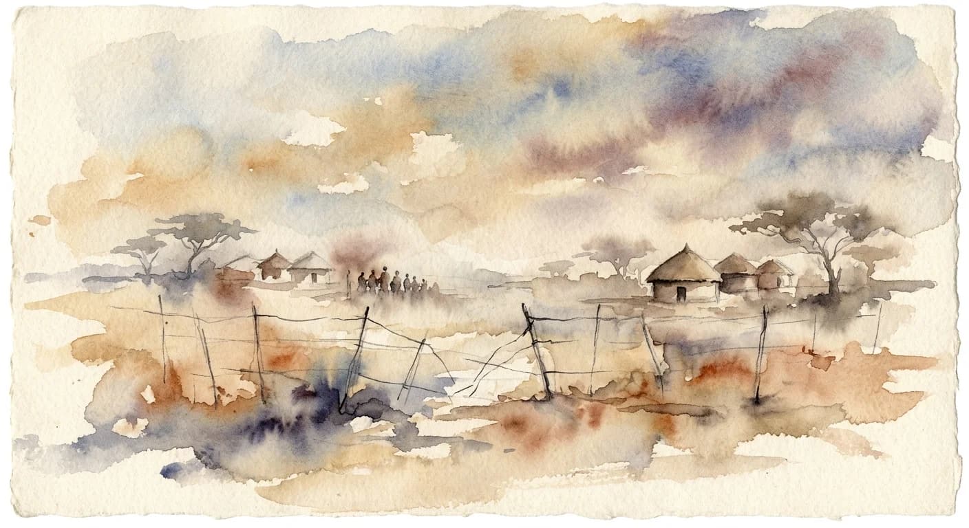 Artistic representation of Apartheid