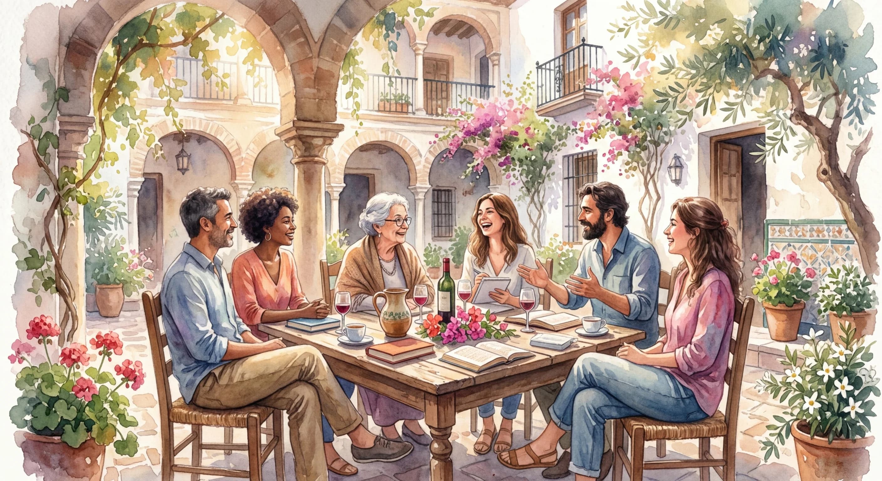 Artistic representation of Tertulia