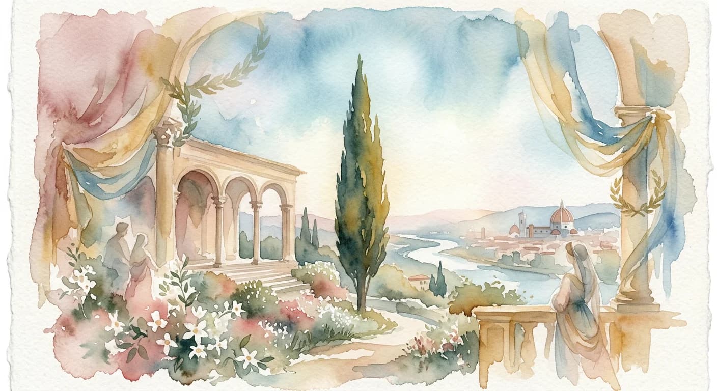 Artistic representation of Cinquecento