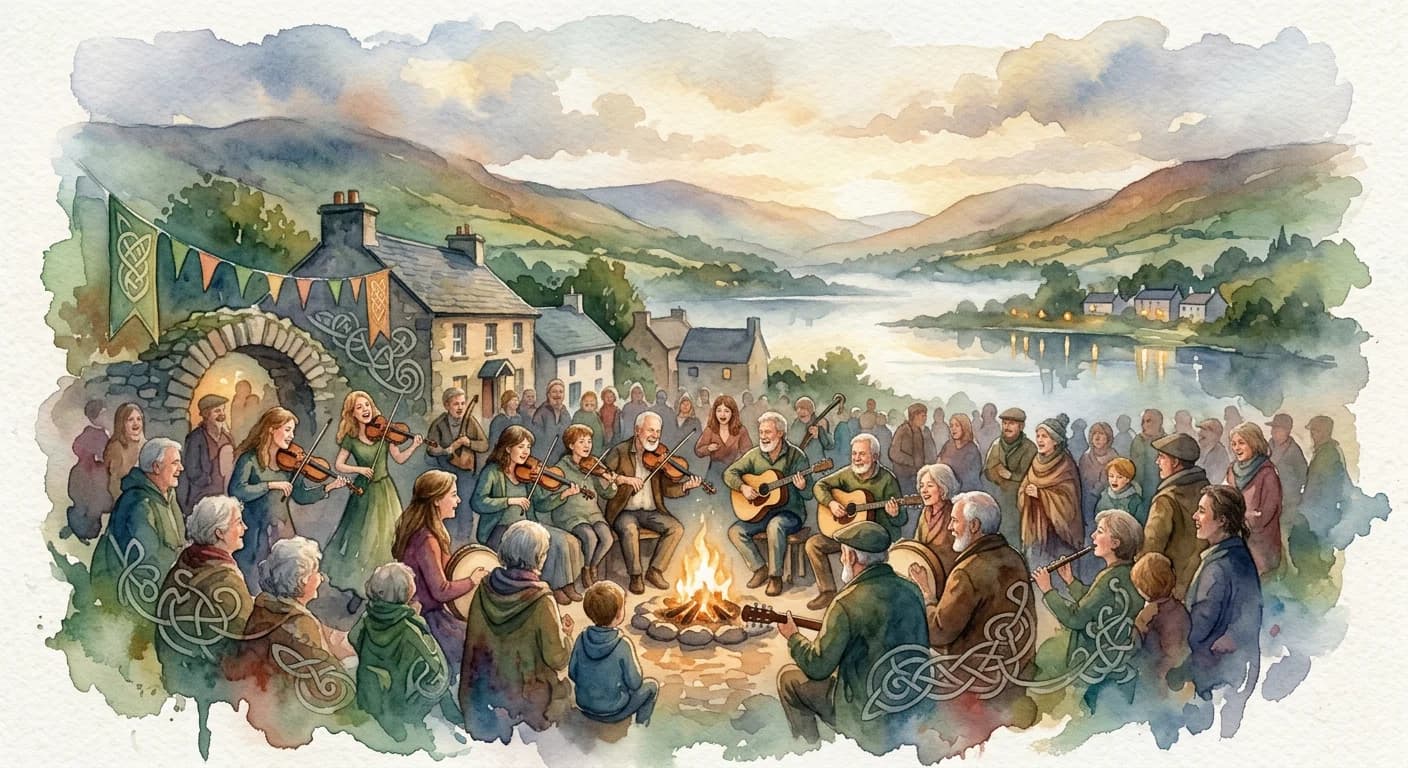 Artistic representation of Fleadh