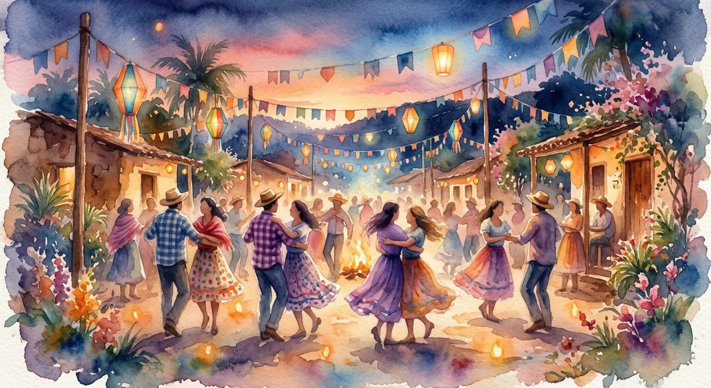 Artistic representation of Forró