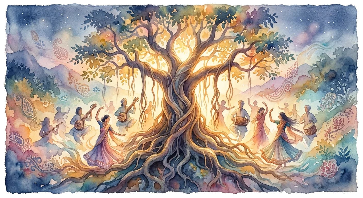 Artistic representation of Gharana