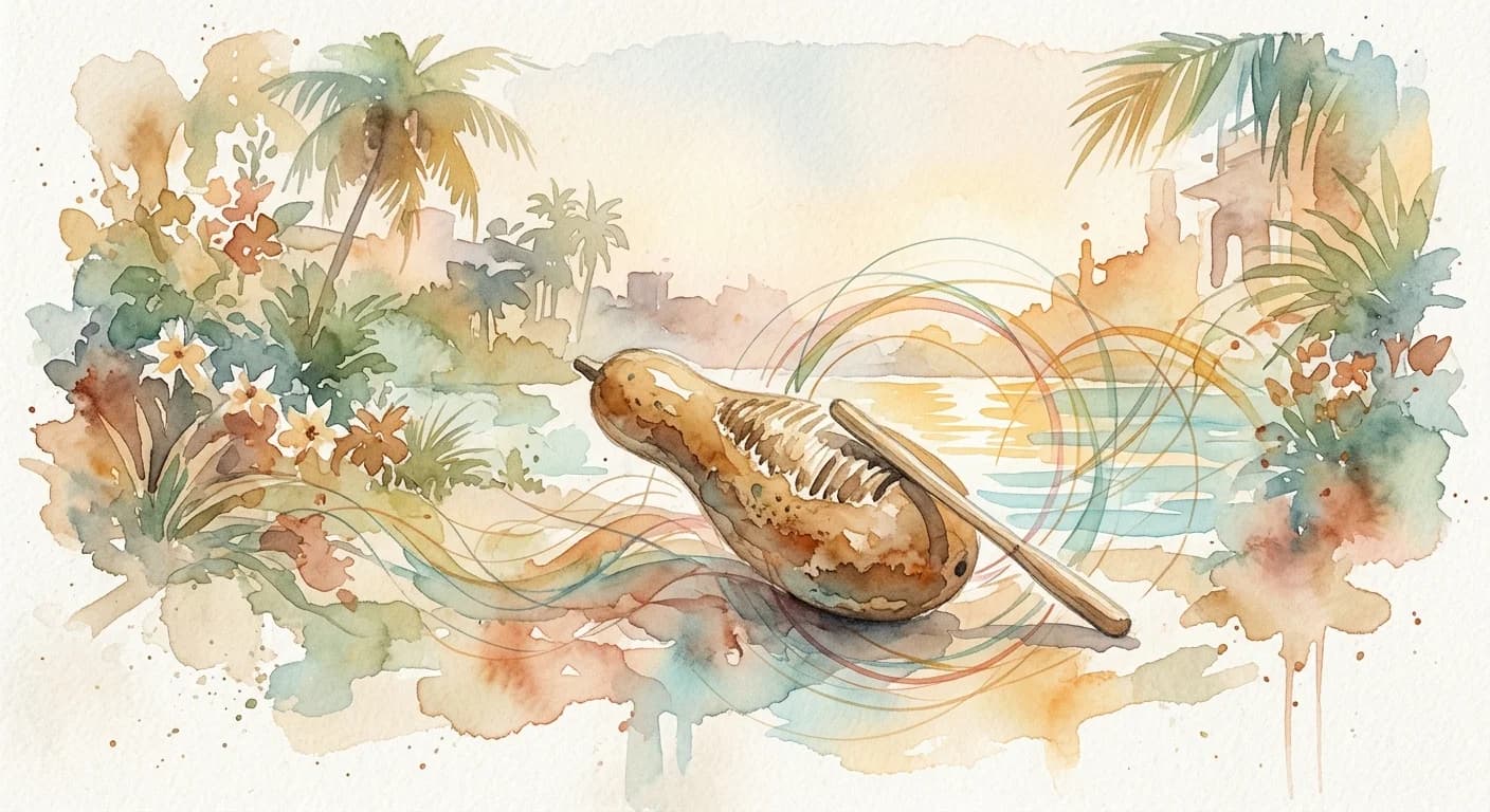 Artistic representation of Güiro