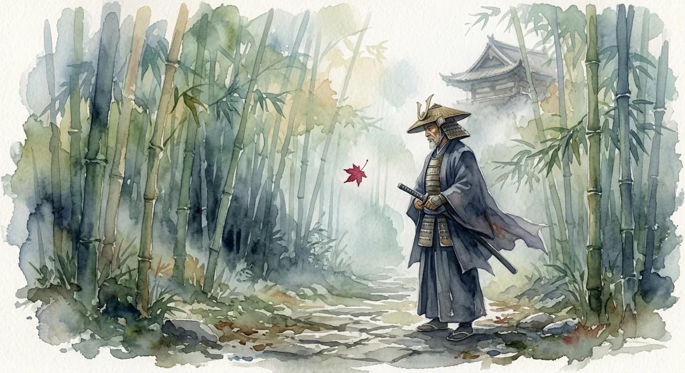 Artistic representation of Hagakure