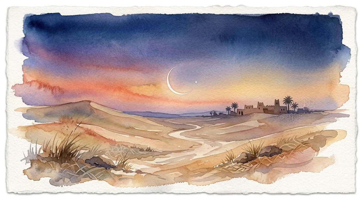 Artistic representation of Hilal