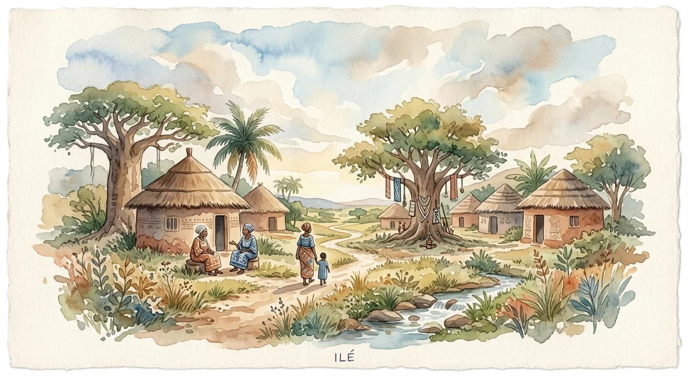 Artistic representation of Ilé